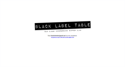 Desktop Screenshot of blacklabeltable.com