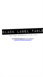 Mobile Screenshot of blacklabeltable.com